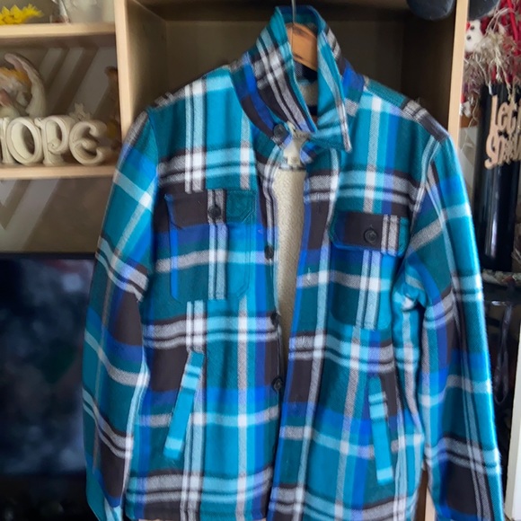 Mens Plaid Flannel Jacket 